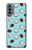 W3860 Coconut Dot Pattern Hülle Schutzhülle Taschen und Leder Flip für Motorola Moto G31