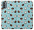 W3860 Coconut Dot Pattern Hülle Schutzhülle Taschen und Leder Flip für Motorola Moto G31