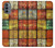 W3861 Colorful Container Block Hülle Schutzhülle Taschen und Leder Flip für Motorola Moto G31