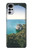 W3865 Europe Duino Beach Italy Hülle Schutzhülle Taschen und Leder Flip für Motorola Moto G22