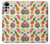 W3883 Fruit Pattern Hülle Schutzhülle Taschen und Leder Flip für Motorola Moto G22