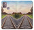 W3866 Railway Straight Train Track Hülle Schutzhülle Taschen und Leder Flip für Motorola Moto G30, G20, G10