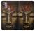 W3874 Buddha Face Ohm Symbol Hülle Schutzhülle Taschen und Leder Flip für Motorola Moto G30, G20, G10