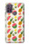 W3883 Fruit Pattern Hülle Schutzhülle Taschen und Leder Flip für Motorola Moto G10 Power