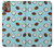 W3860 Coconut Dot Pattern Hülle Schutzhülle Taschen und Leder Flip für Motorola Moto G9 Plus