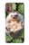 W3863 Pygmy Hedgehog Dwarf Hedgehog Paint Hülle Schutzhülle Taschen und Leder Flip für Motorola Moto G9 Plus