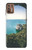 W3865 Europe Duino Beach Italy Hülle Schutzhülle Taschen und Leder Flip für Motorola Moto G9 Plus