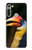 W3876 Colorful Hornbill Hülle Schutzhülle Taschen und Leder Flip für Motorola Moto G8