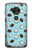 W3860 Coconut Dot Pattern Hülle Schutzhülle Taschen und Leder Flip für Motorola Moto G7 Play