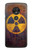 W3892 Nuclear Hazard Hülle Schutzhülle Taschen und Leder Flip für Motorola Moto G7 Play