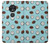 W3860 Coconut Dot Pattern Hülle Schutzhülle Taschen und Leder Flip für Motorola Moto G7 Power