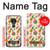 W3883 Fruit Pattern Hülle Schutzhülle Taschen und Leder Flip für Motorola Moto G7 Power