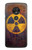 W3892 Nuclear Hazard Hülle Schutzhülle Taschen und Leder Flip für Motorola Moto G7 Power