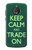 W3862 Keep Calm and Trade On Hülle Schutzhülle Taschen und Leder Flip für Motorola Moto G6