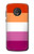 W3887 Lesbian Pride Flag Hülle Schutzhülle Taschen und Leder Flip für Motorola Moto G6