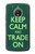 W3862 Keep Calm and Trade On Hülle Schutzhülle Taschen und Leder Flip für Motorola Moto G5 Plus