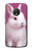 W3870 Cute Baby Bunny Hülle Schutzhülle Taschen und Leder Flip für Motorola Moto G5 Plus