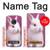 W3870 Cute Baby Bunny Hülle Schutzhülle Taschen und Leder Flip für Motorola Moto G5 Plus