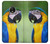 W3888 Macaw Face Bird Hülle Schutzhülle Taschen und Leder Flip für Motorola Moto G5 Plus