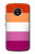 W3887 Lesbian Pride Flag Hülle Schutzhülle Taschen und Leder Flip für Motorola Moto G5