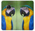 W3888 Macaw Face Bird Hülle Schutzhülle Taschen und Leder Flip für Motorola Moto G5