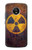 W3892 Nuclear Hazard Hülle Schutzhülle Taschen und Leder Flip für Motorola Moto G5