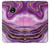 W3896 Purple Marble Gold Streaks Hülle Schutzhülle Taschen und Leder Flip für Motorola Moto G5