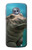 W3871 Cute Baby Hippo Hippopotamus Hülle Schutzhülle Taschen und Leder Flip für Motorola Moto X4