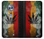 W3890 Reggae Rasta Flag Smoke Hülle Schutzhülle Taschen und Leder Flip für Motorola Moto X4