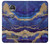 W3906 Navy Blue Purple Marble Hülle Schutzhülle Taschen und Leder Flip für Motorola Moto Z2 Play, Z2 Force