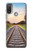 W3866 Railway Straight Train Track Hülle Schutzhülle Taschen und Leder Flip für Motorola Moto E20,E30,E40