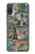 W3909 Vintage Poster Hülle Schutzhülle Taschen und Leder Flip für Motorola Moto E20,E30,E40