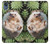 W3863 Pygmy Hedgehog Dwarf Hedgehog Paint Hülle Schutzhülle Taschen und Leder Flip für Motorola Moto E6, Moto E (6th Gen)