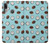 W3860 Coconut Dot Pattern Hülle Schutzhülle Taschen und Leder Flip für Motorola Moto E6 Plus, Moto E6s