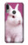 W3870 Cute Baby Bunny Hülle Schutzhülle Taschen und Leder Flip für Motorola Moto E6 Plus, Moto E6s