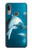 W3878 Dolphin Hülle Schutzhülle Taschen und Leder Flip für Motorola Moto E6 Plus, Moto E6s