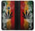 W3890 Reggae Rasta Flag Smoke Hülle Schutzhülle Taschen und Leder Flip für Motorola Moto E6 Plus, Moto E6s