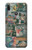 W3909 Vintage Poster Hülle Schutzhülle Taschen und Leder Flip für Motorola Moto E6 Plus, Moto E6s