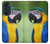 W3888 Macaw Face Bird Hülle Schutzhülle Taschen und Leder Flip für Motorola Edge 30 Pro