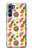 W3883 Fruit Pattern Hülle Schutzhülle Taschen und Leder Flip für Motorola Edge S30