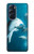 W3878 Dolphin Hülle Schutzhülle Taschen und Leder Flip für Motorola Edge X30