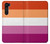 W3887 Lesbian Pride Flag Hülle Schutzhülle Taschen und Leder Flip für Motorola Edge