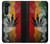 W3890 Reggae Rasta Flag Smoke Hülle Schutzhülle Taschen und Leder Flip für Motorola Edge