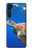 W3898 Sea Turtle Hülle Schutzhülle Taschen und Leder Flip für Motorola Edge