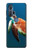 W3899 Sea Turtle Hülle Schutzhülle Taschen und Leder Flip für Motorola Edge+
