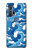 W3901 Aesthetic Storm Ocean Waves Hülle Schutzhülle Taschen und Leder Flip für Motorola Edge+