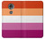 W3887 Lesbian Pride Flag Hülle Schutzhülle Taschen und Leder Flip für Motorola Moto E5 Plus