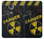W3891 Nuclear Hazard Danger Hülle Schutzhülle Taschen und Leder Flip für Motorola Moto E5 Plus