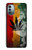 W3890 Reggae Rasta Flag Smoke Hülle Schutzhülle Taschen und Leder Flip für Nokia G11, G21