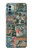 W3909 Vintage Poster Hülle Schutzhülle Taschen und Leder Flip für Nokia G11, G21